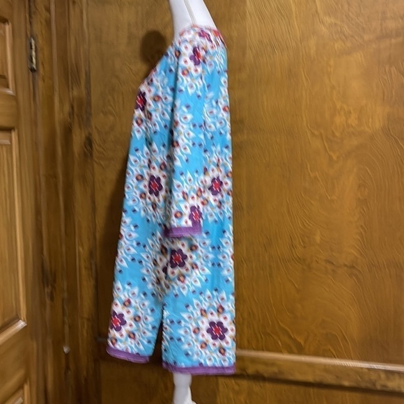 Boden Plus Size Tunic Dress Coverup with Raw Edge Hem and Button Detail - EUC - Picture 3 of 7